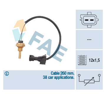 Snímač, teplota chladiva FAE 32740