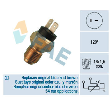 Snímač, teplota chladiva FAE 34060