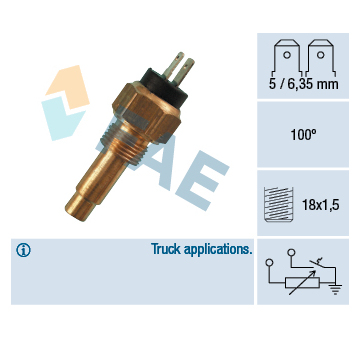 Snímač, teplota chladiva FAE 34190