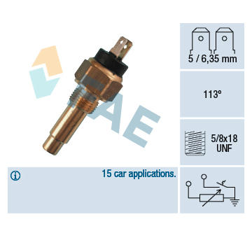 Snímač, teplota chladiva FAE 34210