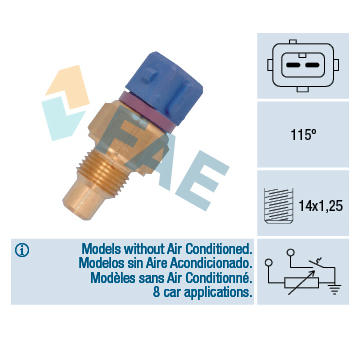 Snímač, teplota chladiva FAE 34435