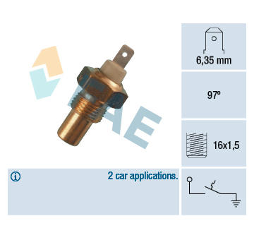 Teplotní spínač FAE 35010