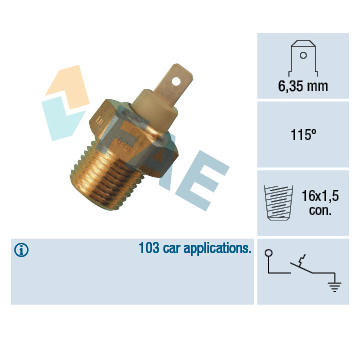 Teplotní spínač FAE 35070