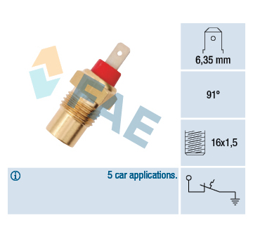 Teplotní spínač FAE 35101