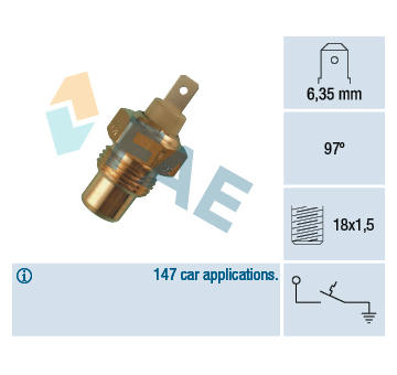 Teplotní spínač FAE 35210