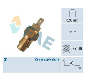 Teplotní spínač FAE 35260