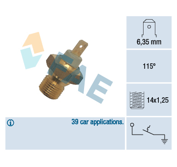 Teplotní spínač FAE 35270