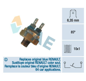 Teplotní spínač FAE 35460