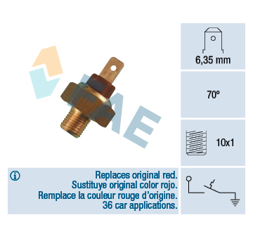 Teplotní spínač FAE 35660