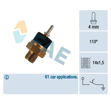 Teplotní spínač FAE 35780