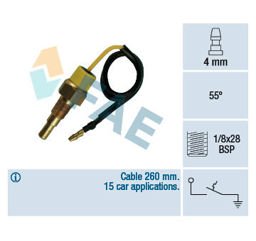 Teplotní spínač FAE 35790