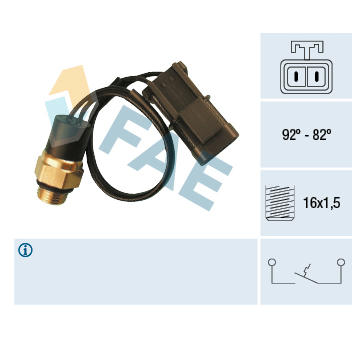 Teplotní spínač, větrák chladiče FAE 37540