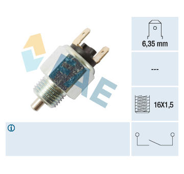 Spínač, světlo zpátečky FAE 40060