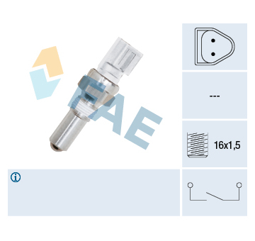 Spínač, světlo zpátečky FAE 40730