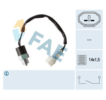 Spínač, světlo zpátečky FAE 40760