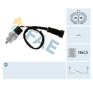 Spínač, světlo zpátečky FAE 40831
