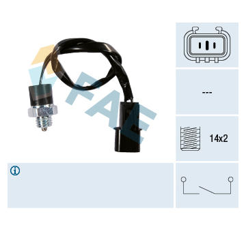 Spínač, světlo zpátečky FAE 40897