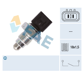 Spínač, světlo zpátečky FAE 40901