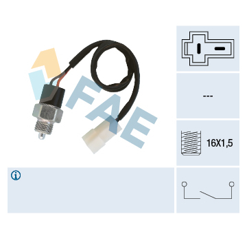 Spínač, světlo zpátečky FAE 40980