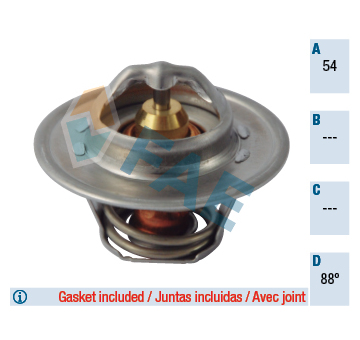 Termostat, chladivo FAE 5203488