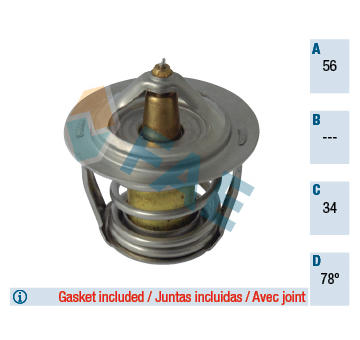 Termostat, chladivo FAE 5302878