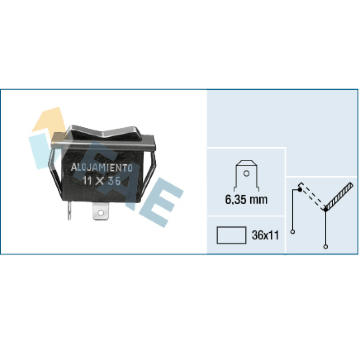 Spínač dmychadla, topení/ventilace FAE 62900