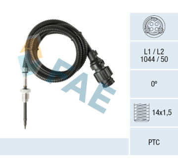 Cidlo, teplota vyfukovych plynu FAE 68020