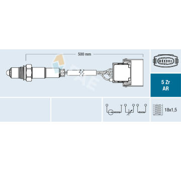 Lambda sonda FAE 75015