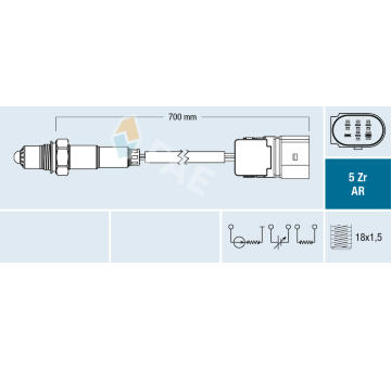 Lambda sonda FAE 75019