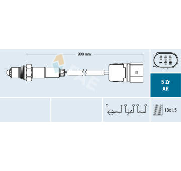 Lambda sonda FAE 75021