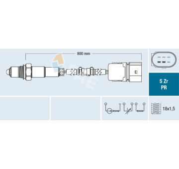 Lambda sonda FAE 75039