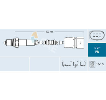 Lambda sonda FAE 75042