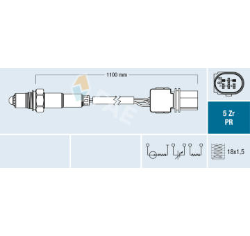 Lambda sonda FAE 75072