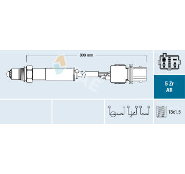 Lambda sonda FAE 75103