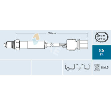 Lambda sonda FAE 75109