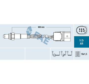 Lambda sonda FAE 75118