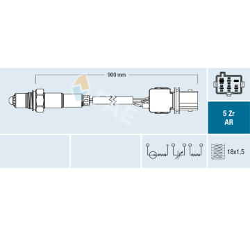 Lambda sonda FAE 75141