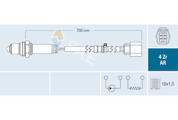 Lambda sonda FAE 75609