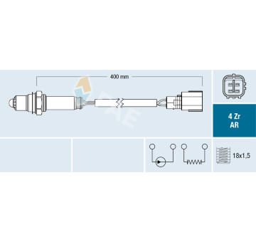 Lambda sonda FAE 75619