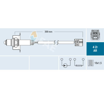 Lambda sonda FAE 75622