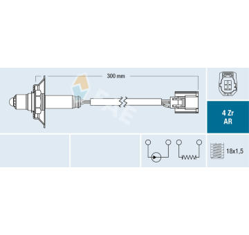 Lambda sonda FAE 75624