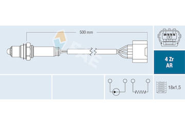 Lambda sonda FAE 75633