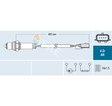 Lambda sonda FAE 75634