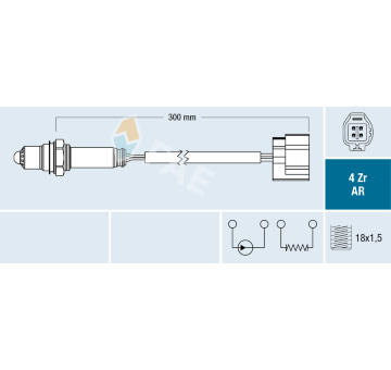 Lambda sonda FAE 75653