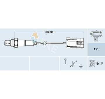 Lambda sonda FAE 77102