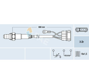 Lambda sonda FAE 77111