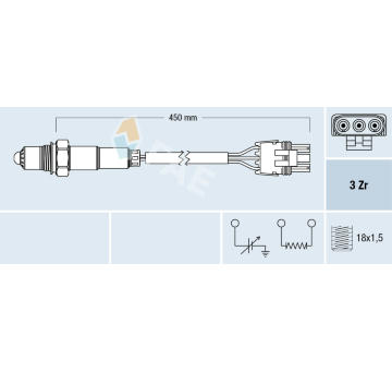 Lambda sonda FAE 77117