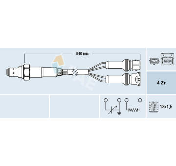 Lambda sonda FAE 77123