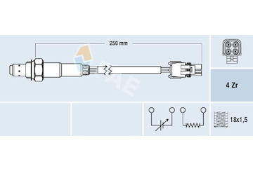 Lambda sonda FAE 77129