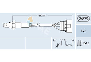 Lambda sonda FAE 77133